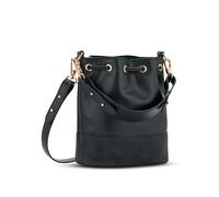 Expatrié Borsa a Tracolla Donna Piccola Nero - Sarah Small - Elegante Borsetta in Pelle PU - Borse per Shopping e Lavoro - Borsa a Secchiello Crossbody con Cintura Regolabile e Rimovibile