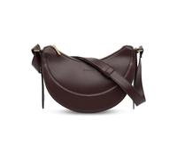 Expatrié Half Moon Bag Donna Marrone - Livia Large - Borsa a tracolla Half Moon - Crossbody Bag grande dal design a mezzaluna - Borsa semicircolare in pelle vegana - Idrorepellente