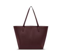 Expatrié Shopper Bag Donna Rosso - Caro - Tote Bag in Ecopelle - Elegante borsa a tracolla per ufficio, università e scuola - Scomparto per laptop da 15 pollici - Idrorepellente