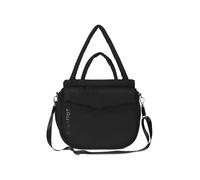Expatrié Shopper Bag Donna Nero - Poppy - Puffer Tote Bag - Borsetta Imbottita - Borsa a Tracolla Grande con Cerniera per l'Università, il Lavoro e il Tempo Libero - Borse Piumino di Nylon