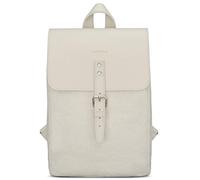Expatrié Zaino Donna Bianco ANNA Vintage Zainetto Tela di Cotone e Pelle Vegana - Piccolo Zainetti di Qualità per Tempo Libero & Viaggio - Zaini Borsa Casual con Chiusura Magnetica
