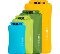 Exped - Confezione da 4 borse stoccaggio impermeabili - Drybag Ultra Set - rosso