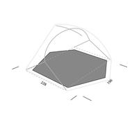 Exped - Lyra II Footprint - Telo pavimento tenda nero