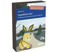 Expedition Esel: 99 Übungen zum Entdecken der eigenen Gefühlswelt. Kartenset für die Kinder- und Jugendlichenpsychotherapie. Mit 24-seitigem Booklet in stabiler Box, Kartenformat 9,8 x 14,3 cm.