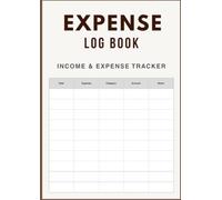 Expense Log Book | Income, Expenses, Savings, Bills, Subscription, Debt & Emergency Fund Tracker | No Spend Challenge |