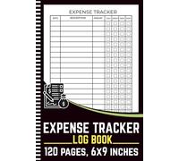 Expense Tracker Log Book: simple Money Management Ledger Notebook perfect for Personal or Small Business, Small Personal Finance Notebook, 120 Pages.