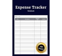 Expense Tracker Notebook: Simple Expense Journal to Record Monthly Daily Spending Income Bills Budget Costs and Manage Money for Personal Small ... Planning for Budget Analyst & Budgeting
