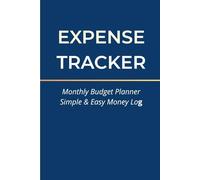 EXPENSE TRACKER: Simple monthly budget planner for personal finance