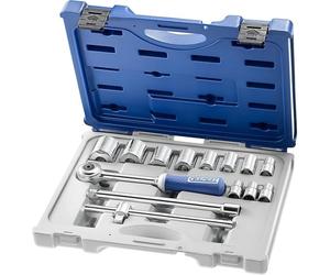 EXPERT E032938 CASSETTA SET 14 BUSSOLE E CRICCHETTO 1/2" - 14 PEZZI