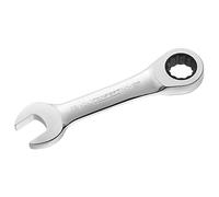 Expert e110921 - Chiave combinata a cricchetto corte - 17 mm