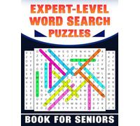 Expert-Level Word Search Puzzles Book For Seniors