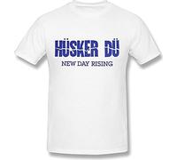 ExpIution Men's Husker Du T Shirt White M