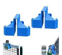 Explcior Tennis Camera Mount, Dual Perspective Phone & Action Camera Clip Holder for Net & Fence, 3D Printed Courtside Phone Mount, For Match Recording, Training Analysis & Live Streaming(2pcs)