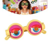Explcior Winking Glasses,Crazy Blinking Kinetic Crazy Eyes Glasses,Kids Pull-String Blinking Glass for Halloween,Birthdays,Cosplay(#a)