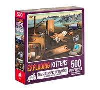 Exploding Kittens 500 Piece Jigsaw Puzzle - Slothness of Memory Jigsaw Puzzles for Adults Sloth Puzzle Art Puzzle