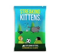 Exploding Kittens Asmodee STREAKING KITTENS - Espansione per il Gioco Base Gioco da Tavolo per Famiglie e Amici - Carte da Gioco - 2-5 Giocatori - 7+ Anni - Ed. in Italiano