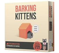 Exploding Kittens | Barking Kittens | Espansione | Gioco di Carte per gli Amanti dei Gatti e delle Esplosioni | Da 7 Anni | Da 2 a 10 Giocatori | 15 Minuti per Partita- versione spagnola