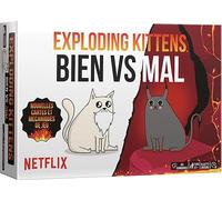 Asmodee - Exploding Kittens: Bien vs Mal - Giochi da tavolo - Giochi di carte - Giochi d'atmosfera - Giochi per famiglie e bambini a partire dai 7 anni - 2-5 giocatori - Versione francese