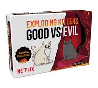 Exploding Kittens: Buoni vs Cattivi - Gioco di Carte per Famiglie - 2-5 Giocatori - EtÃ 7+ - Ispirato a Netflix - Gi