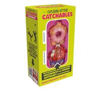Exploding Kittens Catchables - Confezione da 2 pezzi n. 1 Gatto ciambella & Gatto taglialegna Gatti da collezione - Tempo di gioco: 10 min - Gioco di lancio per feste e serate in famiglia per 2-4