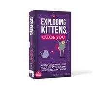 Exploding Kittens Curse You card game where magical abilities amplify the fun and deepen the strategy - 2-5 Players Ages 7+ - Great party card game for adults, teens and kids.
