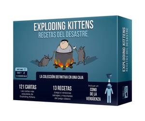 Exploding Kittens EKIRFD01ES Ricette del Disastro - Gioco di carte in spagnolo, da 2 a 5 giocatori- versione spagnola