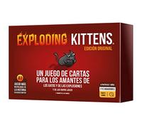Exploding Kittens | Exploding Kittens | Gioco di Carte per gli Amanti dei Gatti e delle Esplosioni | Da 7 Anni | Da 2 a 5 Giocatori | 15 Minuti per Partita- versione spagnola