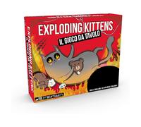 Exploding kittens gioco da tavolo - sfida esplosiva e divertimento unico - 2-6 giocatori - 7+ anni