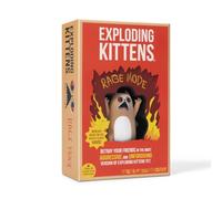 Exploding Kittens: Rage Mode Card Game with Collectible Rage Cat Figurine, Competitive Party Game for Adults, Teens, and Kids, 2-5 Players, Ages 7+
