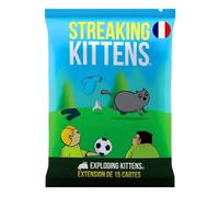 Exploding Kittens: Streaking Kittens Extension - Gioco di carte esilarante ed esplosivo per adulti e bambini dai 7 anni - 15 nuove carte - Gioco da tavolo da 2 a 6 giocatori - 15 min - in francese