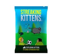 Exploding Kittens Streaking Kittens: Questa è la seconda espansione | Add sneaky strategy to Exploding Kittens! Secretly hold an Exploding Kitten in this quick-to-learn expansion.