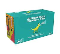 Exploding Kittens | Su una scala da uno a T-rex | Gioco di carte | 2-8 giocatori | Dai 7+ anni | 15+ minuti | Tedesco