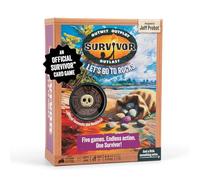Exploding Kittens Survivor: Let's Go to Rocks Game for Ages 8+, 2 a 6 giocatori, gioco di strategia e sfida con rocce, carte e collana immunità.