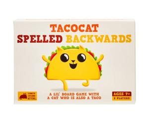 Exploding Kittens - Tacocat Spelled Backwards - Card Games for Adults Teens & Kids - Fun Family Games