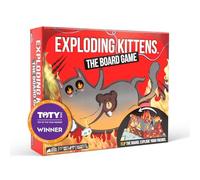 Exploding Kittens The Board Game 2-6, Age 7+ Flippable Game Board | One of the bestselling card games of all time is now a board game! Flip the pop-up board, strategize, sabotage, and surprise.