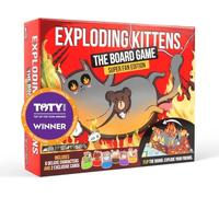 Exploding Kittens The Board Game Superfan with Acrylic Meeples, 2-6, Age 7+ | One of the bestselling card games of all time is now a board game! Flip the pop-up board, strategize, sabotage, and surprise.