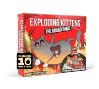 Exploding Kittens: The Board Game - The Action Packed Party Game to Celebrate Exploding Kittens' 10th Birthday - 2-6 Players Aged 7+ - Great For Adults, Teens, Collectors, Kids