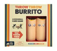 Exploding Kittens Throw Throw Burrito Card Games for Adults Teens & Kids, A Dodgeball Card Game, Lingua Inglese
