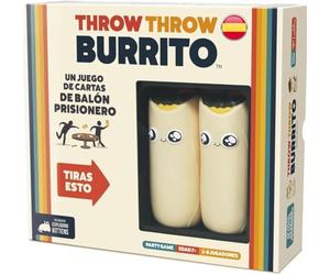 Exploding Kittens | Throw Throw Burrito | Gioco per feste Prigioniero per tutte le età | A partire da 7 anni | Da 2 a 6 giocatori | 15 minuti per partita- versione spagnola
