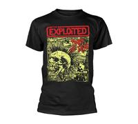 EXPLOITED, THE - PUNKS NOT DEAD (BLACK) BLACK T-Shirt Large