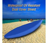 Explopur Blu Copertura per Kayak - Professionale Universale Impermeabile Resistente ai Raggi UV Polvere Storage Canoa Boat Cover Shield - per Kayak Lunghezza 5,1-5,5m / 16,7-18,0ft