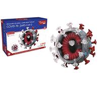 EXPLORA - Covid Coronavirus - Anatomia del Virus - 544004 - Modello Realistico di 50 Pezzi - Istruzioni di Montaggio e Quiz Educativo - Kit di Scoperta - Per Bambini - A partire dai 8 anni