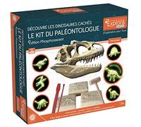 EXPLORA - Dinosauri Fosforescenti - Kit di Paleontologo - 039400 - Gesso per Scavare - Kit di Scoperta - Gioco per Bambini - Scientifico - Educativo - Avventura - Giocattolo - A Partire da 5 Anni