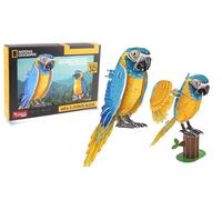 EXPLORA - Loro - Puzzle 3D - 540212-94 Pezzi - Animali - Livello 4 - Senza Colla o Forbici - Uccello - Costruzione - Licenza National Geographic - Gioco di Costruzione - Dai 8 anni in su
