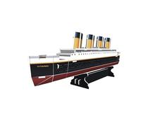 EXPLORA - Nave Titanic - Puzzle 3D - 540017-22 Pezzi - Livello 2 - Senza Colla Né Forbici - Educativo - Gioco di Costruzione - Regalo Bambino - Modellino - Educativo e Ludico - 5 anni
