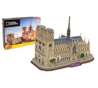 EXPLORA - Notre Dame De Paris - Puzzle 3D - 540202-128 Pezzi - Monumento Storico - Livello 5 - Senza Colla O Forbici - Parigi - Costruzione - Licenza National Geographic - A Partire da 8 anni