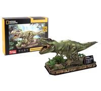 EXPLORA - T-Rex - Puzzle 3D - 540210-52 Pezzi - Animali - Livello 4 - Senza Colla o Forbici - Dinosauro - Costruzione - Licenza National Geographic - Gioco di Costruzione - A partire da 8 anni