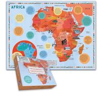 Explore Africa with Prisoners of Geography 500-Piece Map Puzzle - A Fascinating