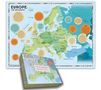 Explore Europe with Prisoners of Geography 500-Piece Jigsaw Map - A Fascinating