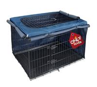 Explore Land Copertura per gabbia per cani per gabbia metallica da 61 cm, resistente, compatibile con cassa in metallo standard da 1, 2 e 3 porte, blu
